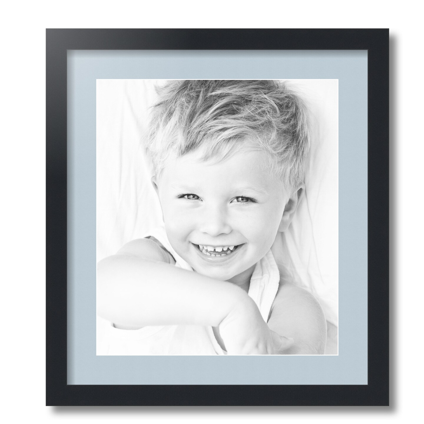ArtToFrames 18x20&#x22; Matted Picture Frame with 14x16&#x22; Single Mat Photo Opening Framed in 1.25&#x22; Black and 2&#x22; Mat (FWM-3926-18x20)