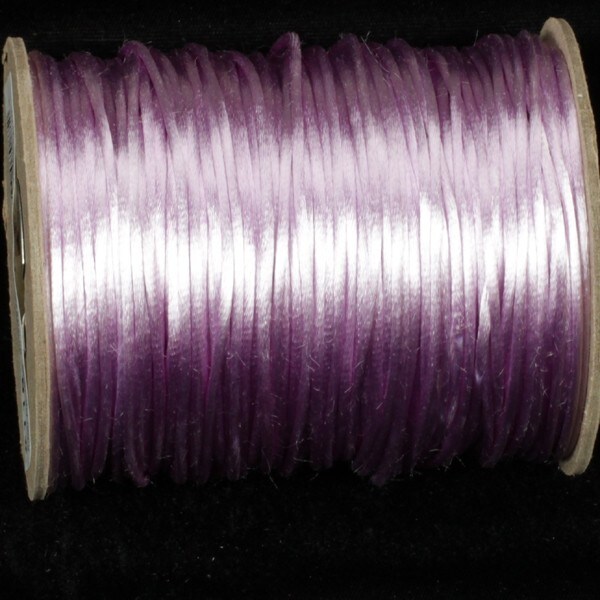 The Ribbon People Lavender Purple Solid Satin Cording Craft Ribbon 0.25&#x22; x 144 Yards