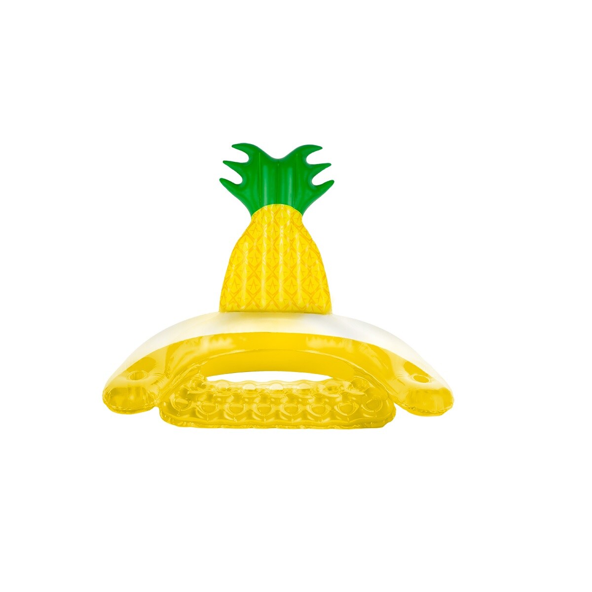 Swim Central 60&#x22; Inflatable Pineapple Swimming Pool Sling Chair Pool Float