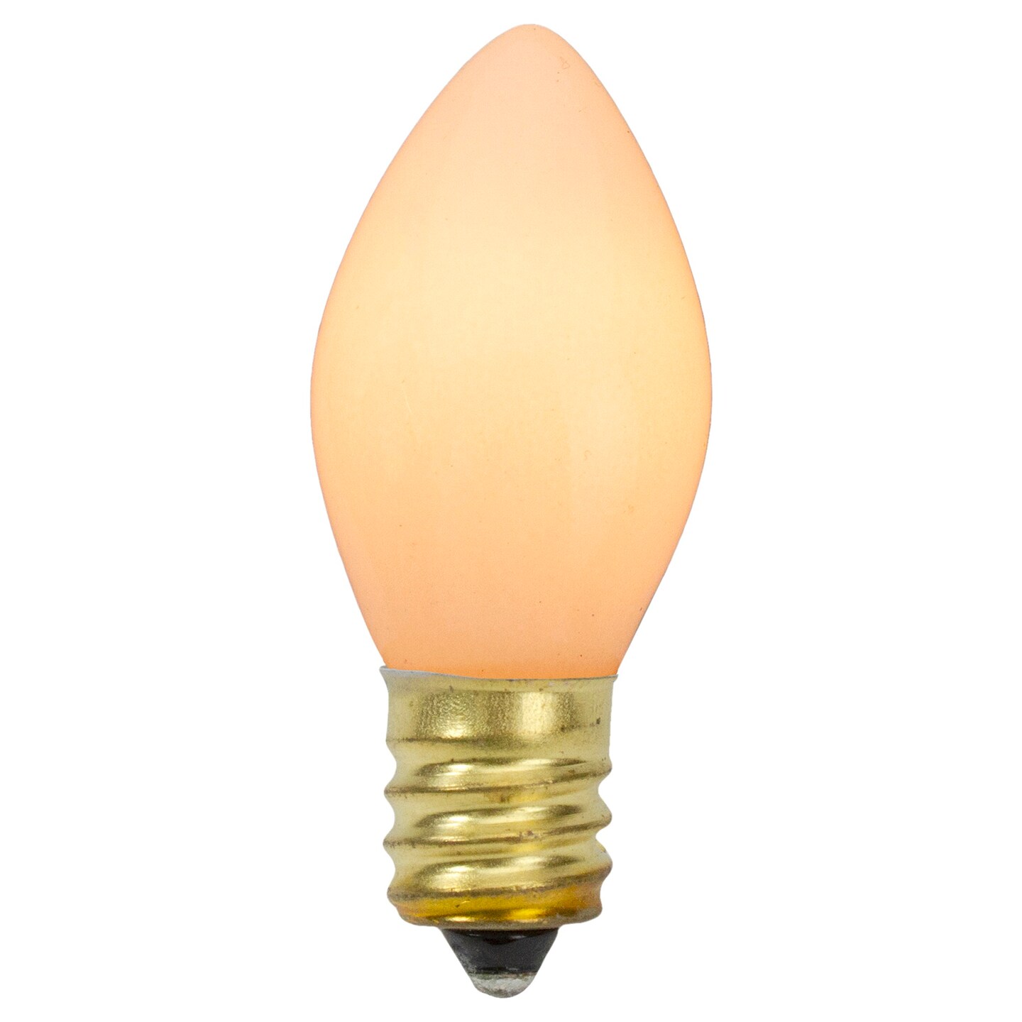 Northlight C7 Opaque Christmas Replacement Bulbs - White - 4ct