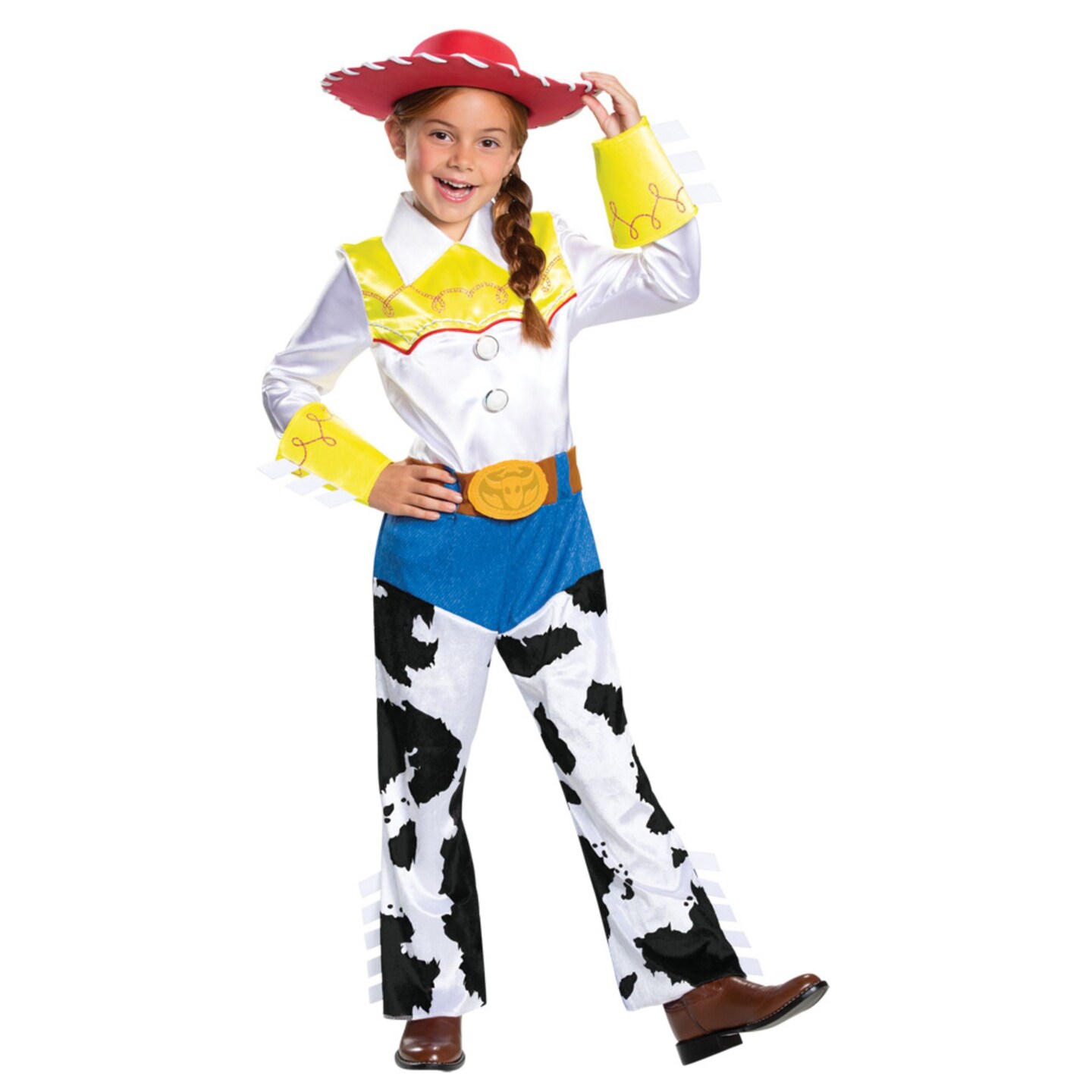 The Costume Center Yellow and White Jessie Deluxe Girl Child Halloween Costume - Medium