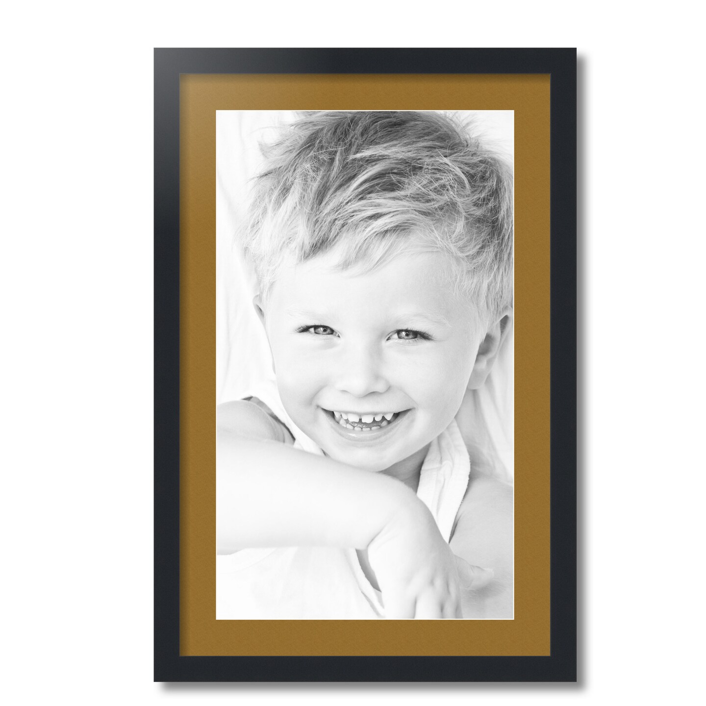 ArtToFrames 18x28" Matted Picture Frame with 14x24" Single Mat Photo Opening Framed in 1.25" Black and 2" Mat (FWM-3926-18x28)