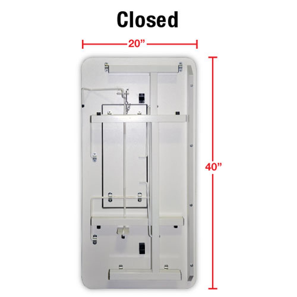 Sullivans Portable 40" L x 20" W Folding Sewing Table - Pre Assembled