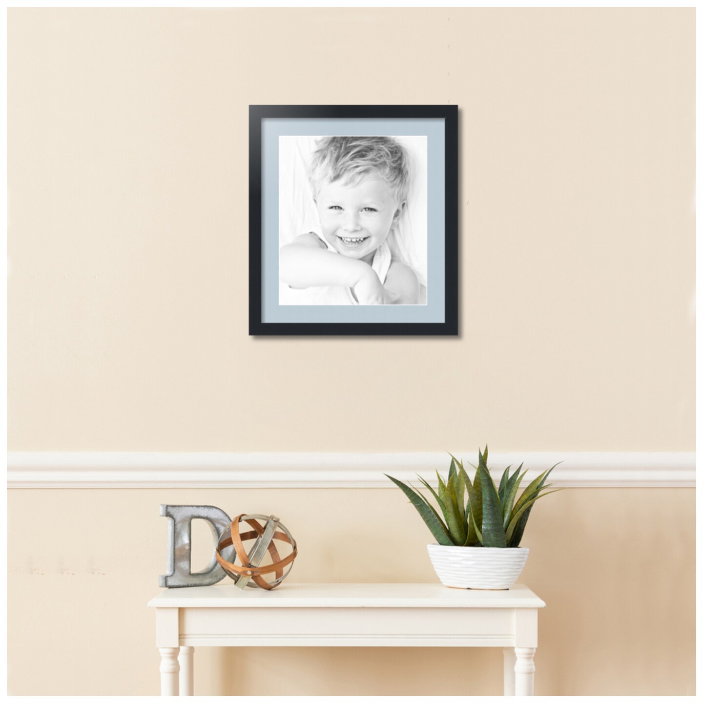 ArtToFrames 18x20&#x22; Matted Picture Frame with 14x16&#x22; Single Mat Photo Opening Framed in 1.25&#x22; Black and 2&#x22; Mat (FWM-3926-18x20)