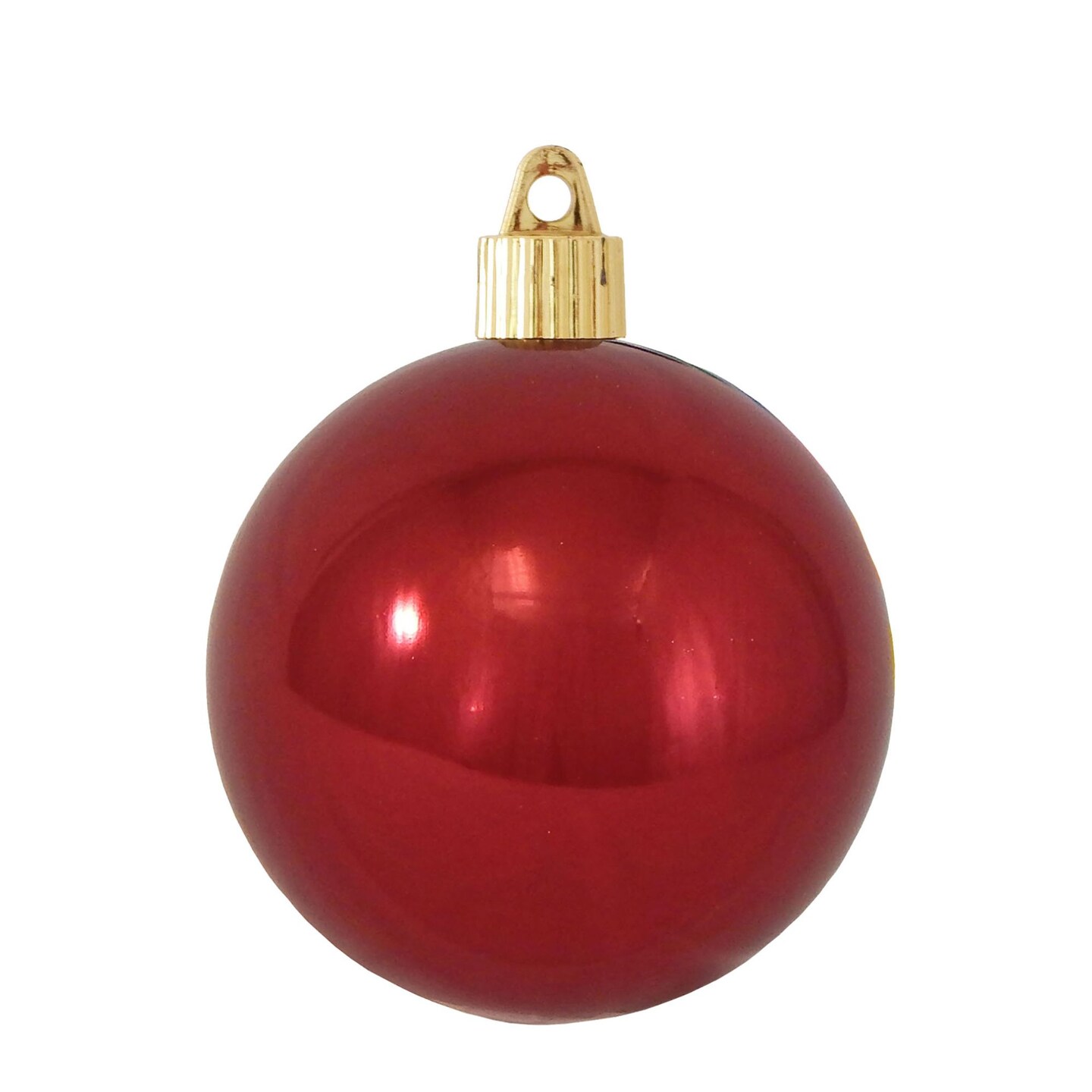 Christmas by Krebs 8ct Sonic Red Shatterproof Shiny Christmas Ball ...