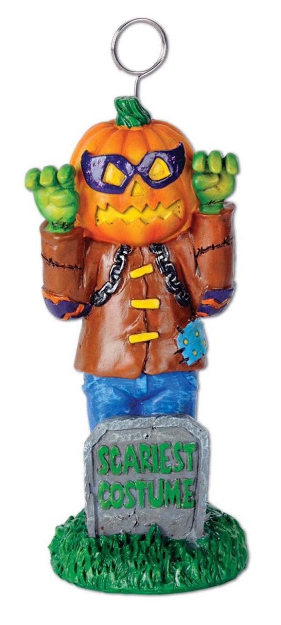 Beistle Pack of 6 Halloween Franken-Pumpkin Scariest Costume Trophy 6&#x22;