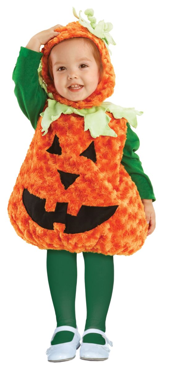 The Costume Center Orange and Green Pumpkin Unisex Toddler Halloween Costume - Small