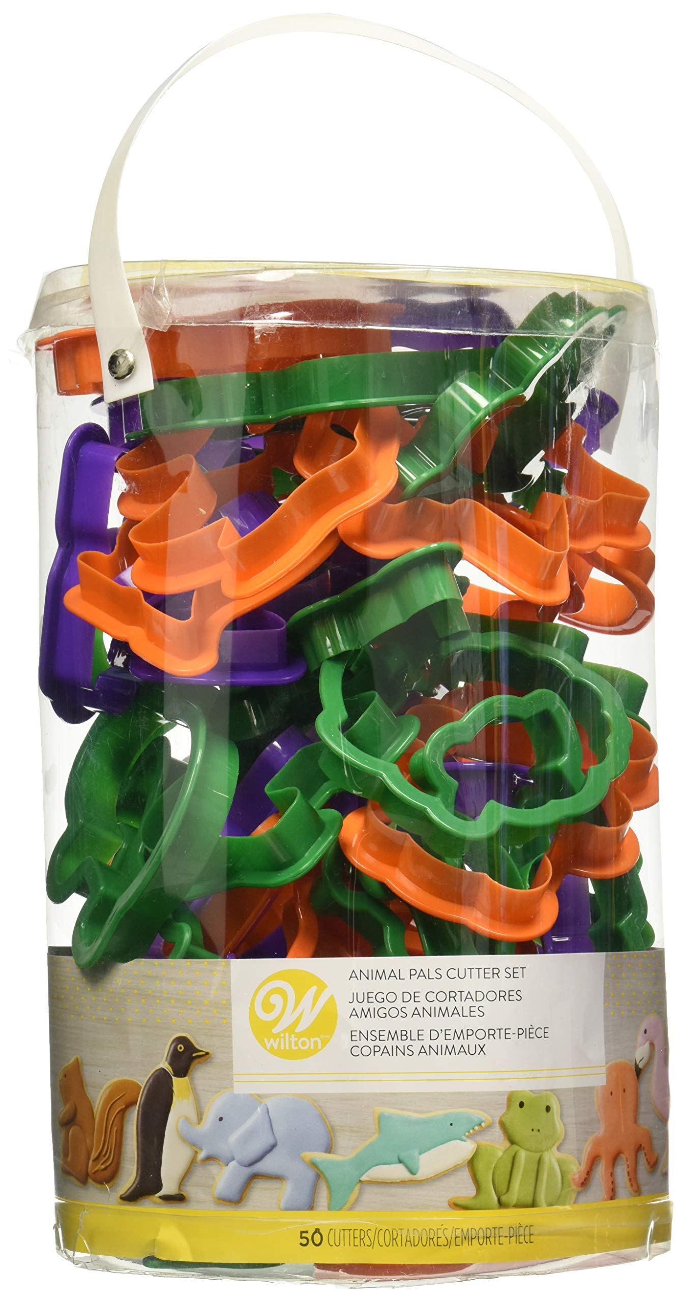 50 Pieces Animal Cookie Cutter Set,  Plastic
