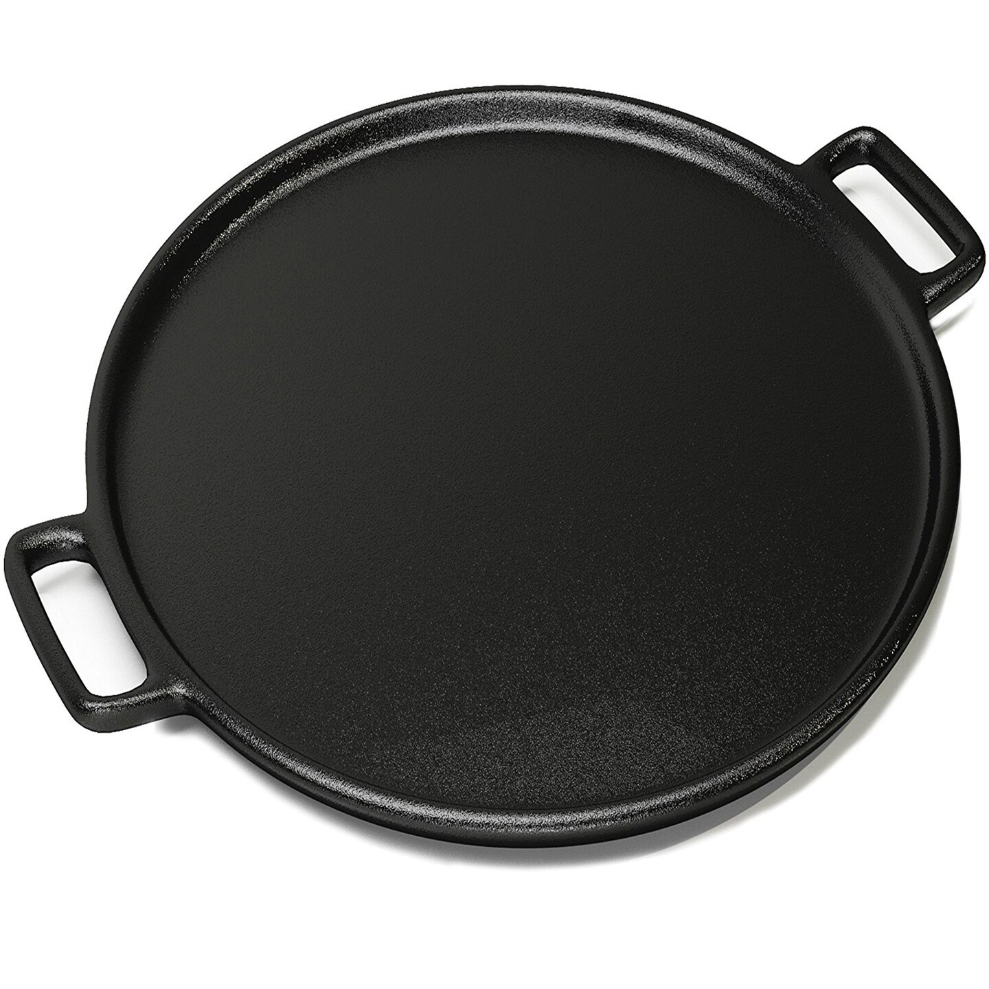 Cast Iron Pizza Pan 14 Inch Skillet Versatile Grill Frying Pan Home-Complete