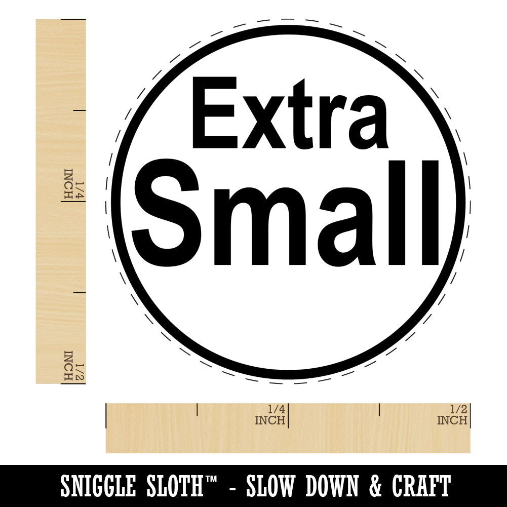 Extra Small Size Tag Self-Inking Rubber Stamp for Stamping Crafting Planners