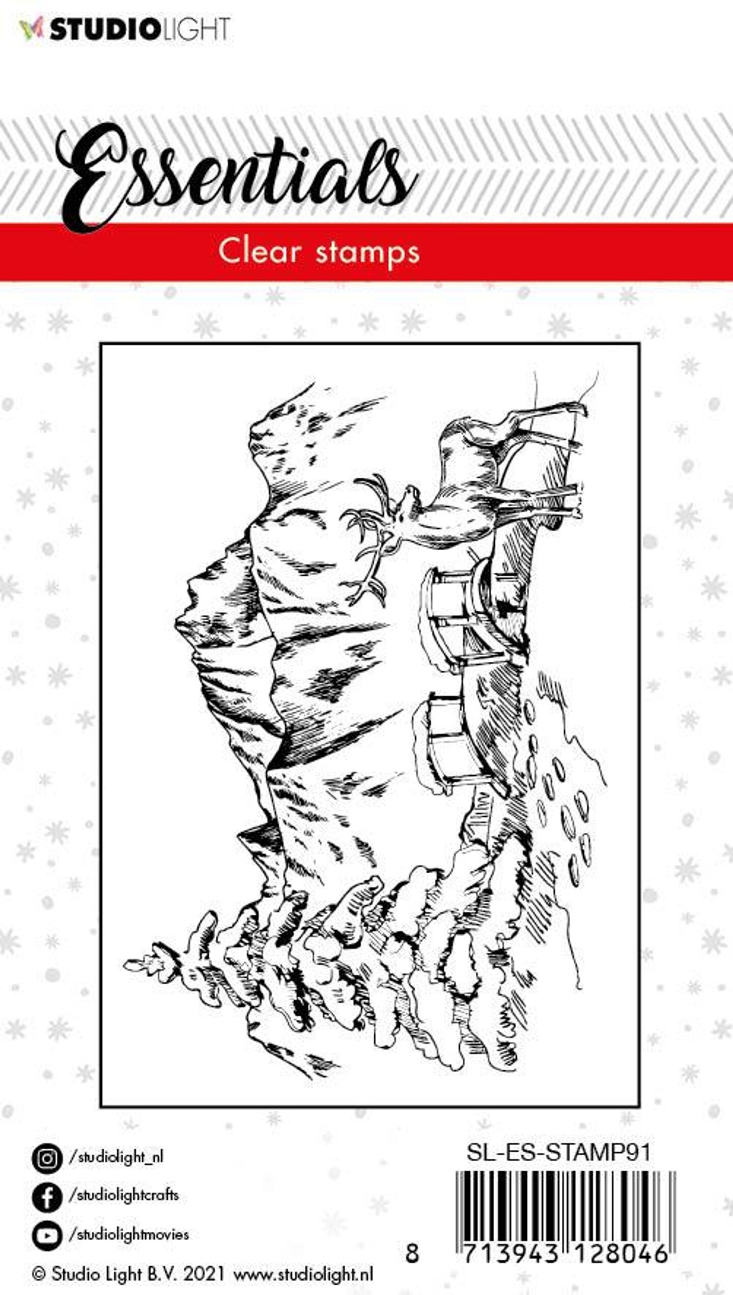 Studio Light SL Clear Stamp Christmas Senery Essentials 74x105mm nr.91 ...