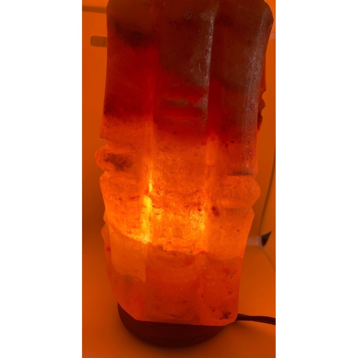 All Himalayan Salt Square Bamboo Himalayan Salt Lamp