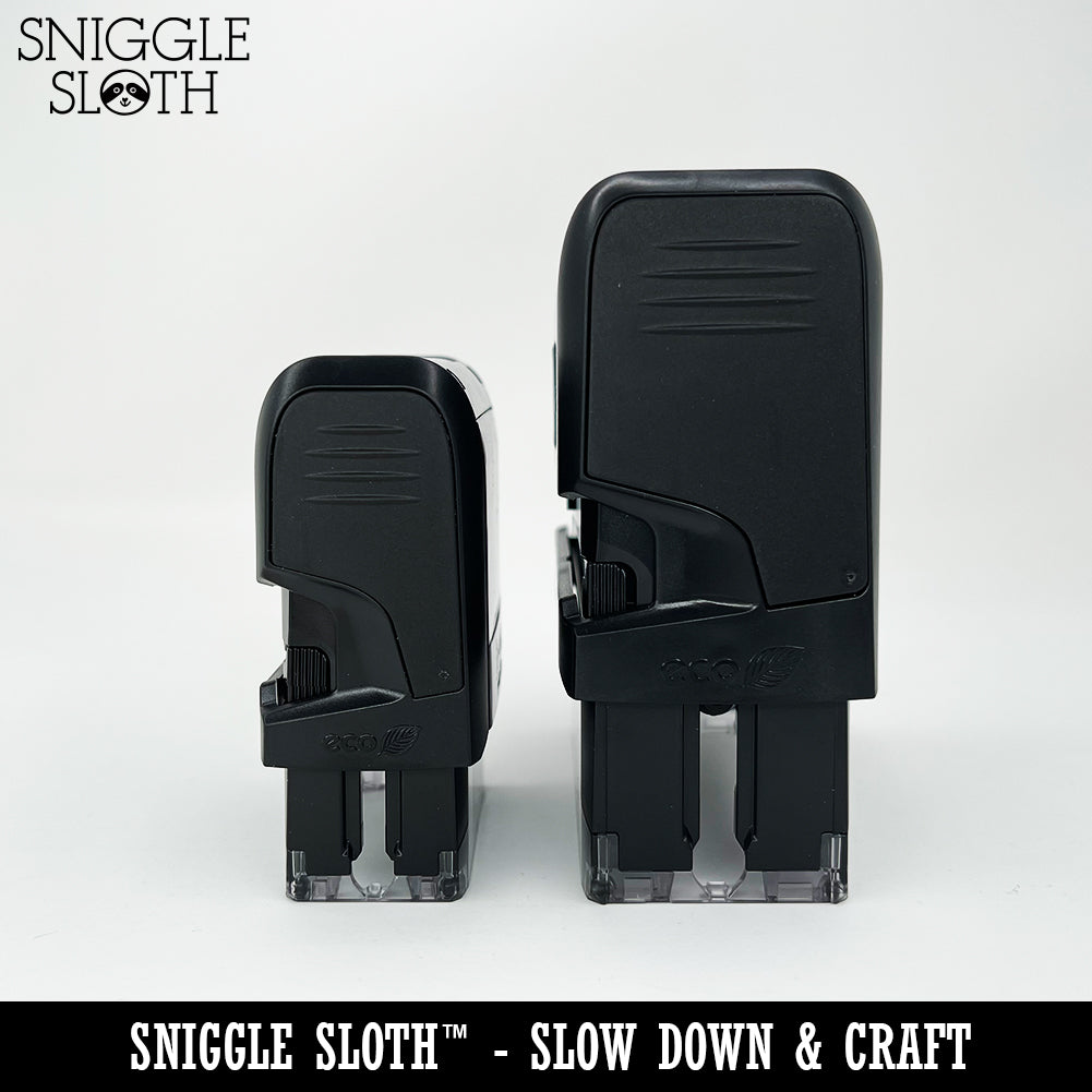 Billed with Blank Space Fill-in Invoiced Self-Inking Rubber Stamp Ink Stamper for Business Office