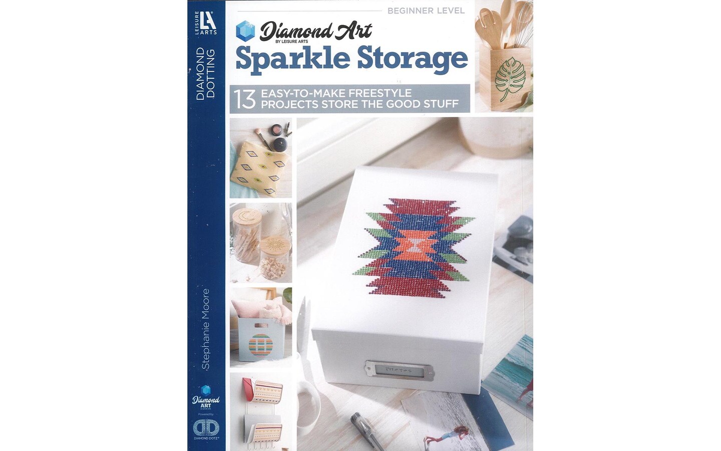 eBook Diamond Art By Leisure Arts Freestyle Diamond Dotting Sparkle Storage