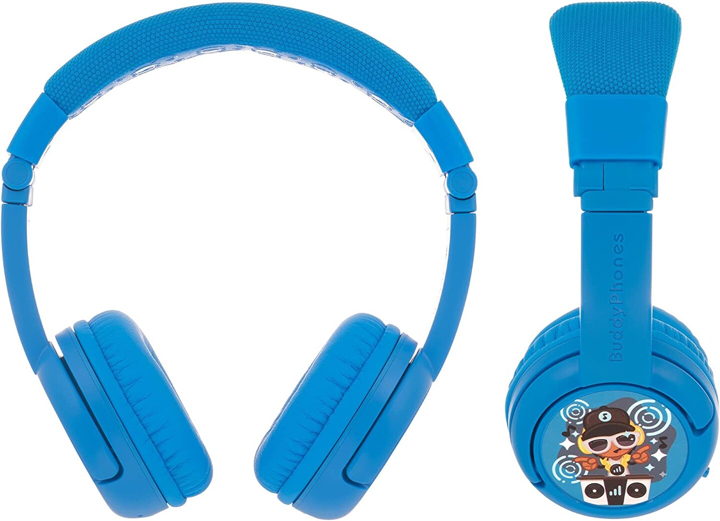 BuddyPhones Play Plus, Cool Blue