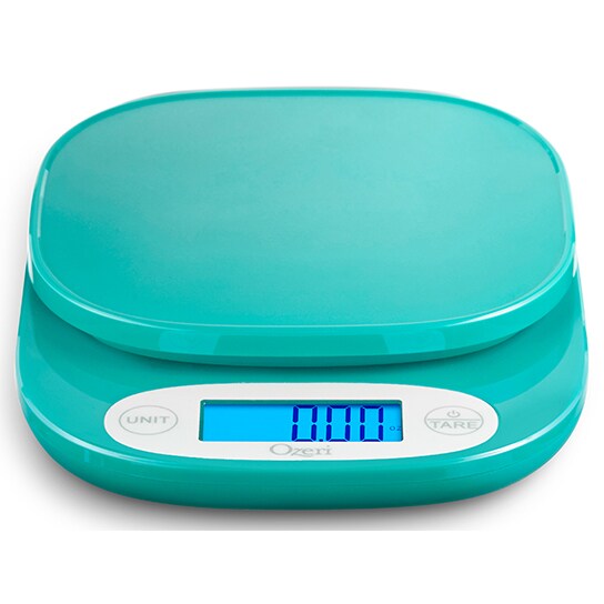 Taylor Precision 4.4lb Digital Kitchen Food Scale with Weighing Tray Blue