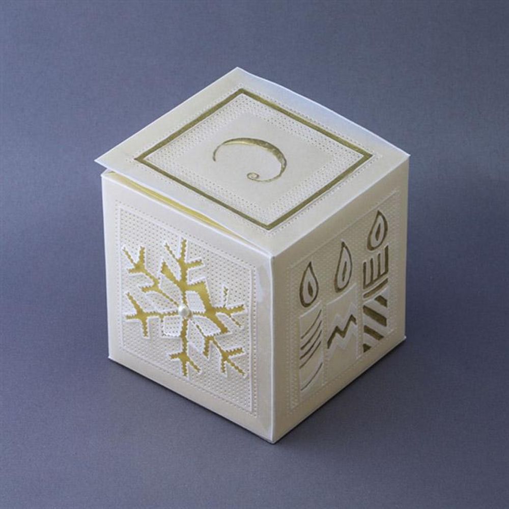 Groovi  Plate - Box Template - Christmas