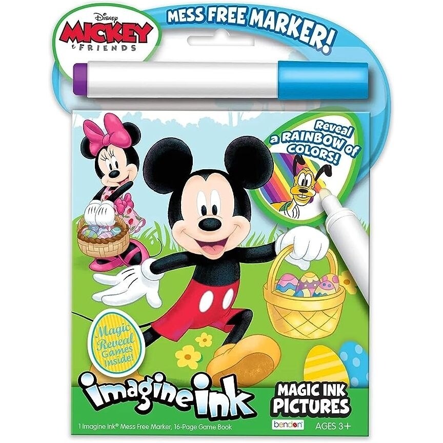 Bendon Publishing Mickey Mouse Imagine Ink Coloring and Activity Book Value Size