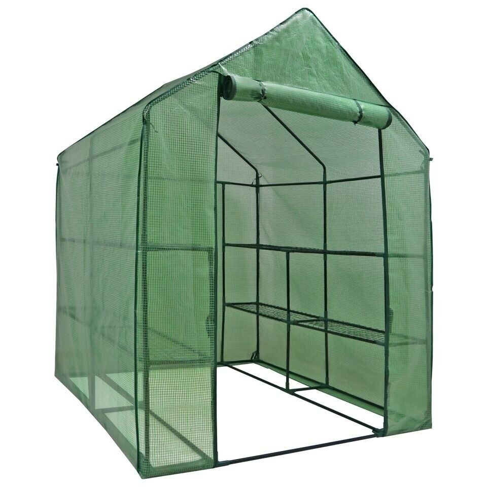 Portable Greenhouse Walk In Green House Outdoor Plant Gardening