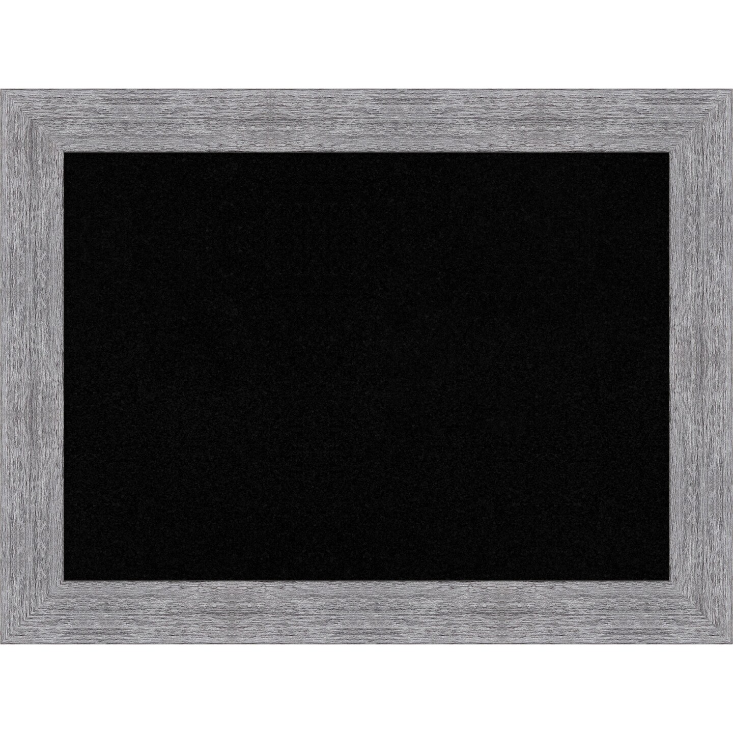 Bark Rustic Framed Corkboard, Black Cork