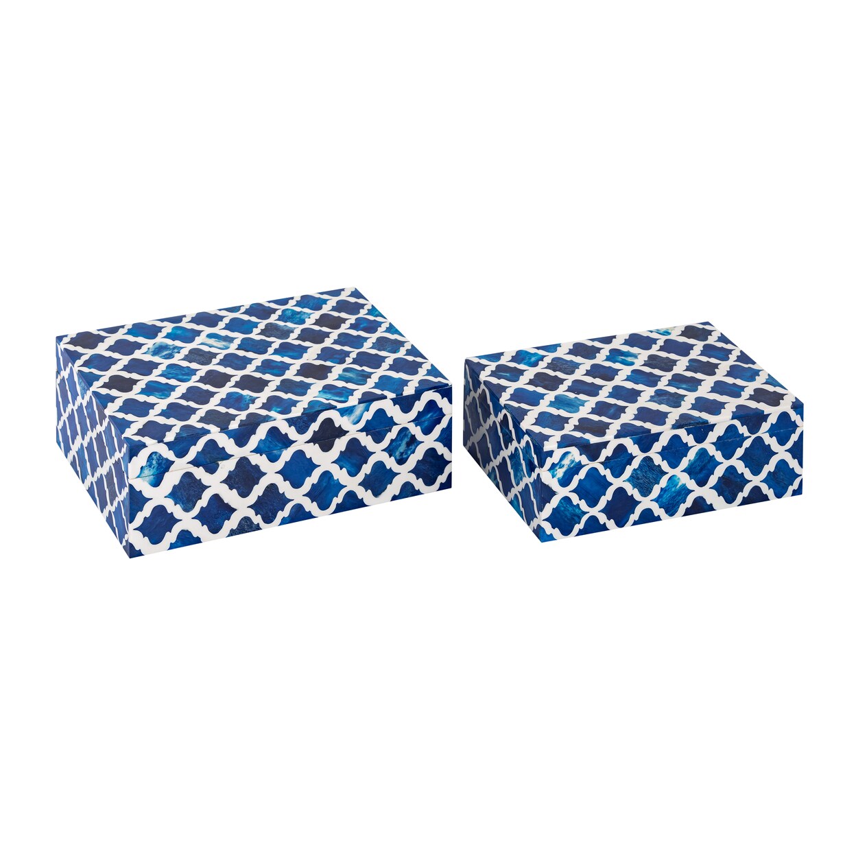 Tucker Box - Set Of 2 Blue