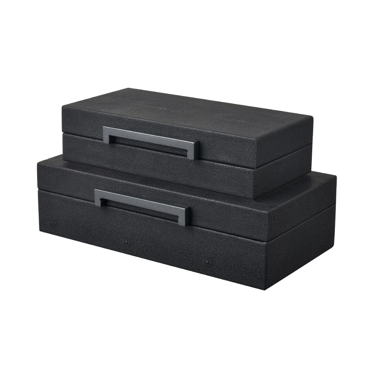 Elk Studio Grackle Box - Set of 2 Black