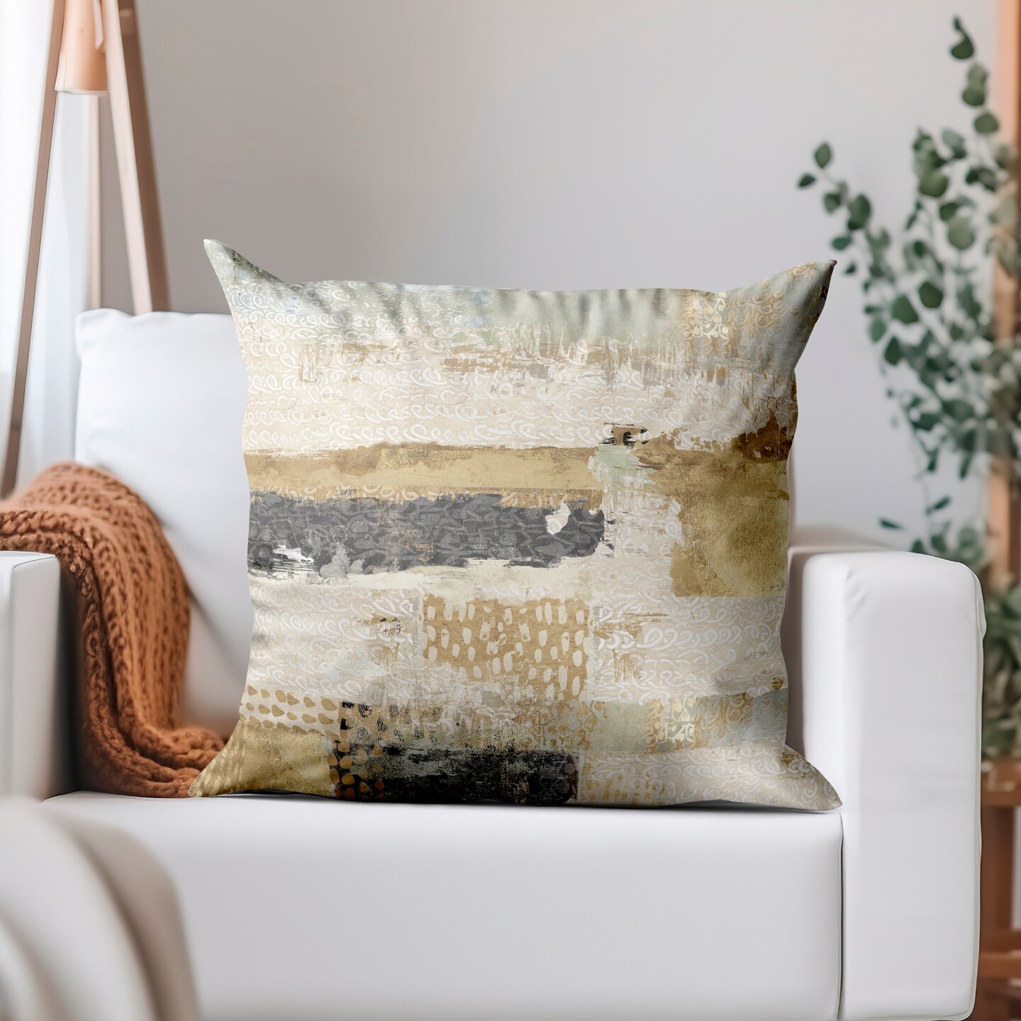 Bare Ii by PI Creative Art Throw Pillow Americanflat Decorative Pillow