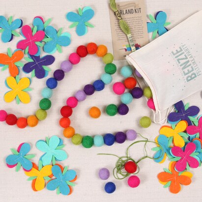 Felt Balls, Bright Side Pom-poms