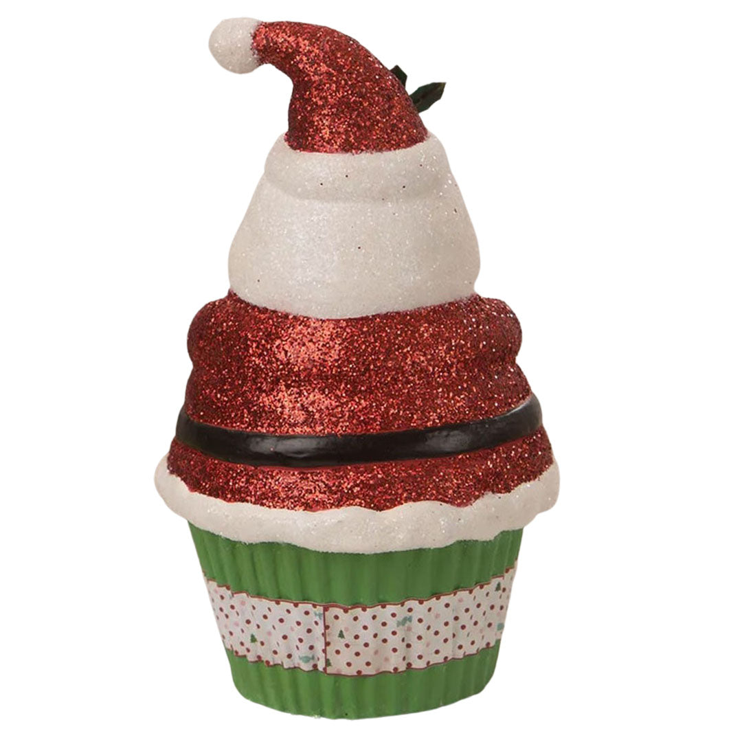 Santa Claus Cupcake Container 6&#x22;
