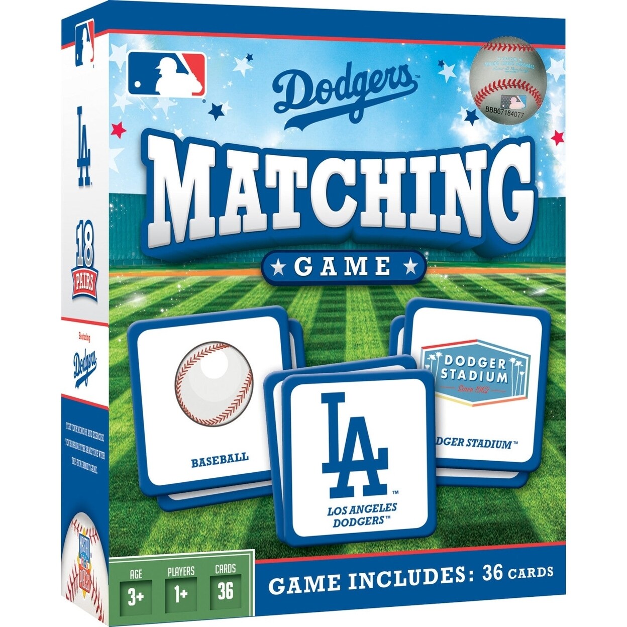 MasterPieces Los Angeles Dodgers Matching Game