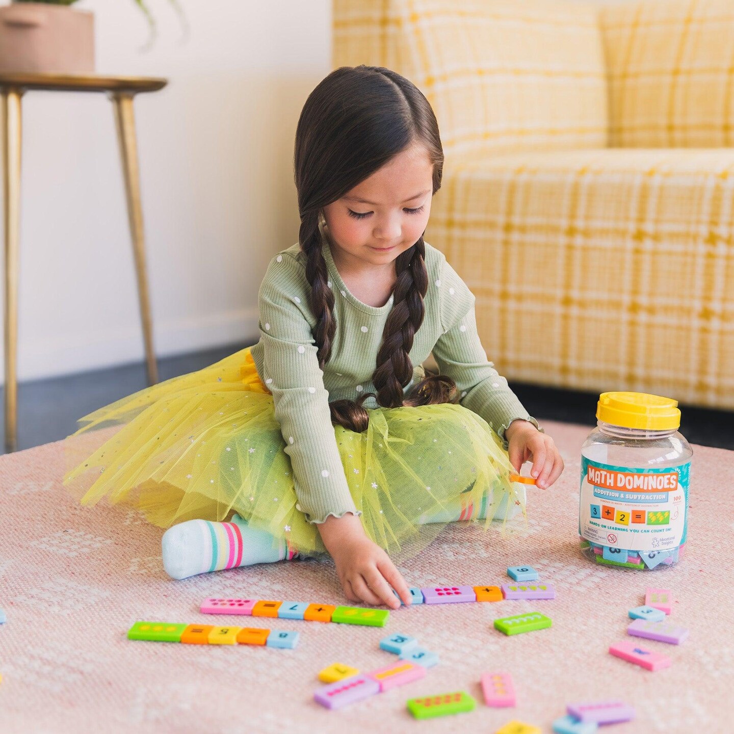 Math Dominoes &#x2014; Addition &#x26; Subtraction