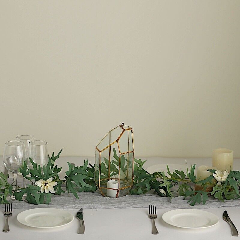 6 feet Cream SILK Daisy FLOWERS Garland Leaves Hanging Vine