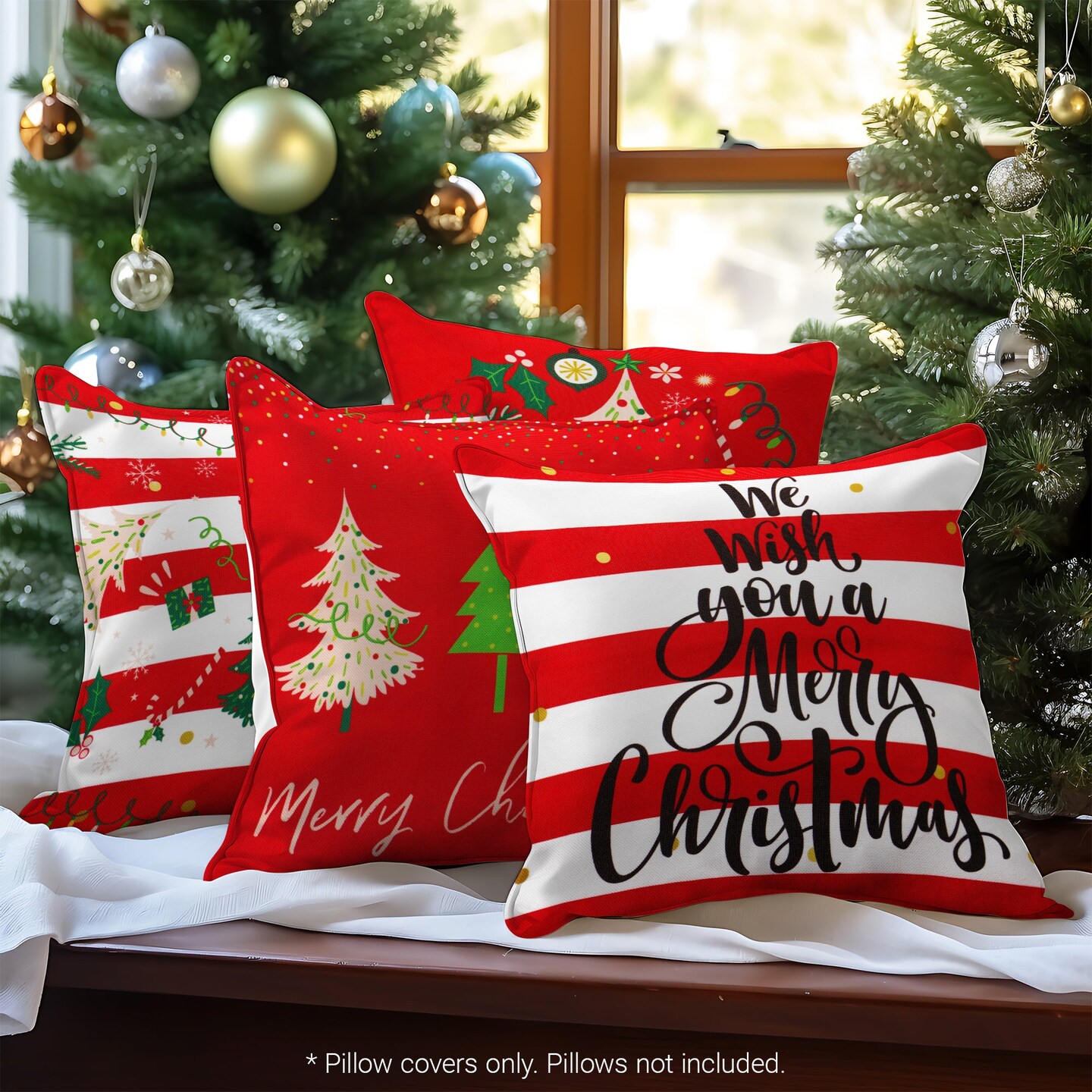 Outdoor christmas pillow covers sale