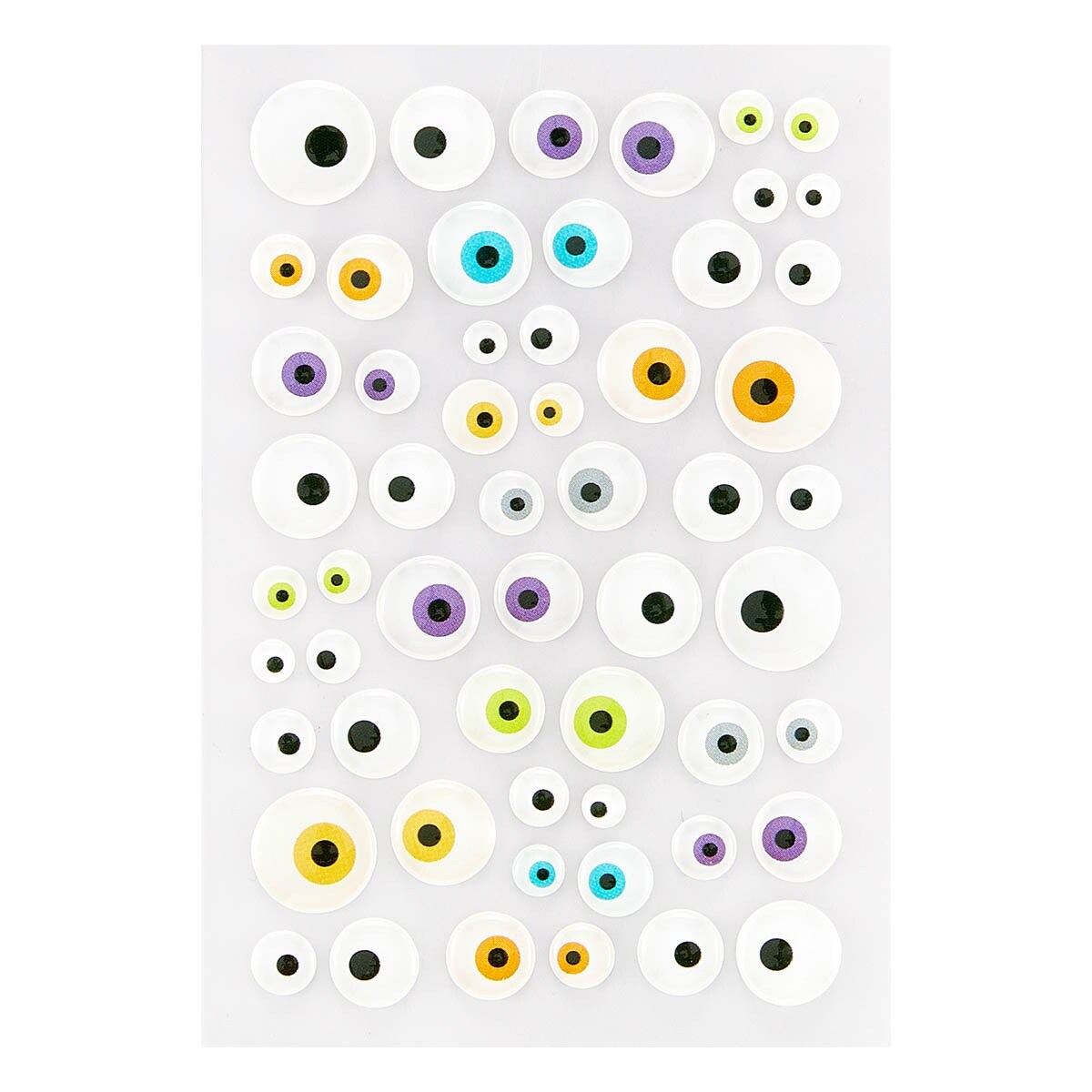 Spellbinders Enamel Stickers From The Monster Birthday Colle-Monster Eyes