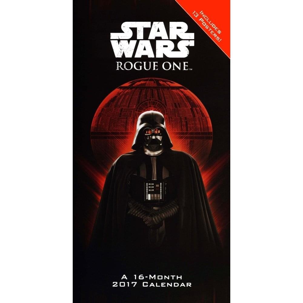 Star Wars: Rogue One 2017 12&#x22;x6&#x22; Vertical Wall Calendar