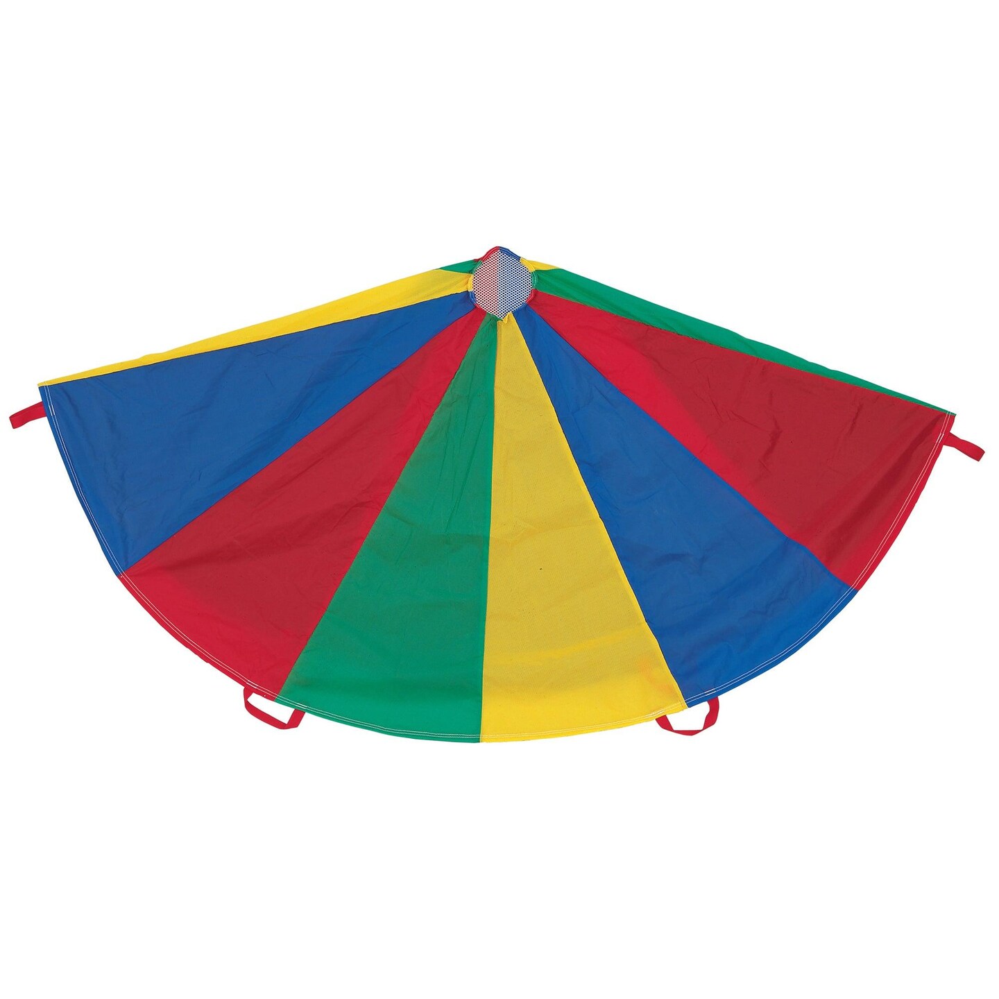 Multi-Colored Parachute, 20&#x27; Diameter, 16 Handles