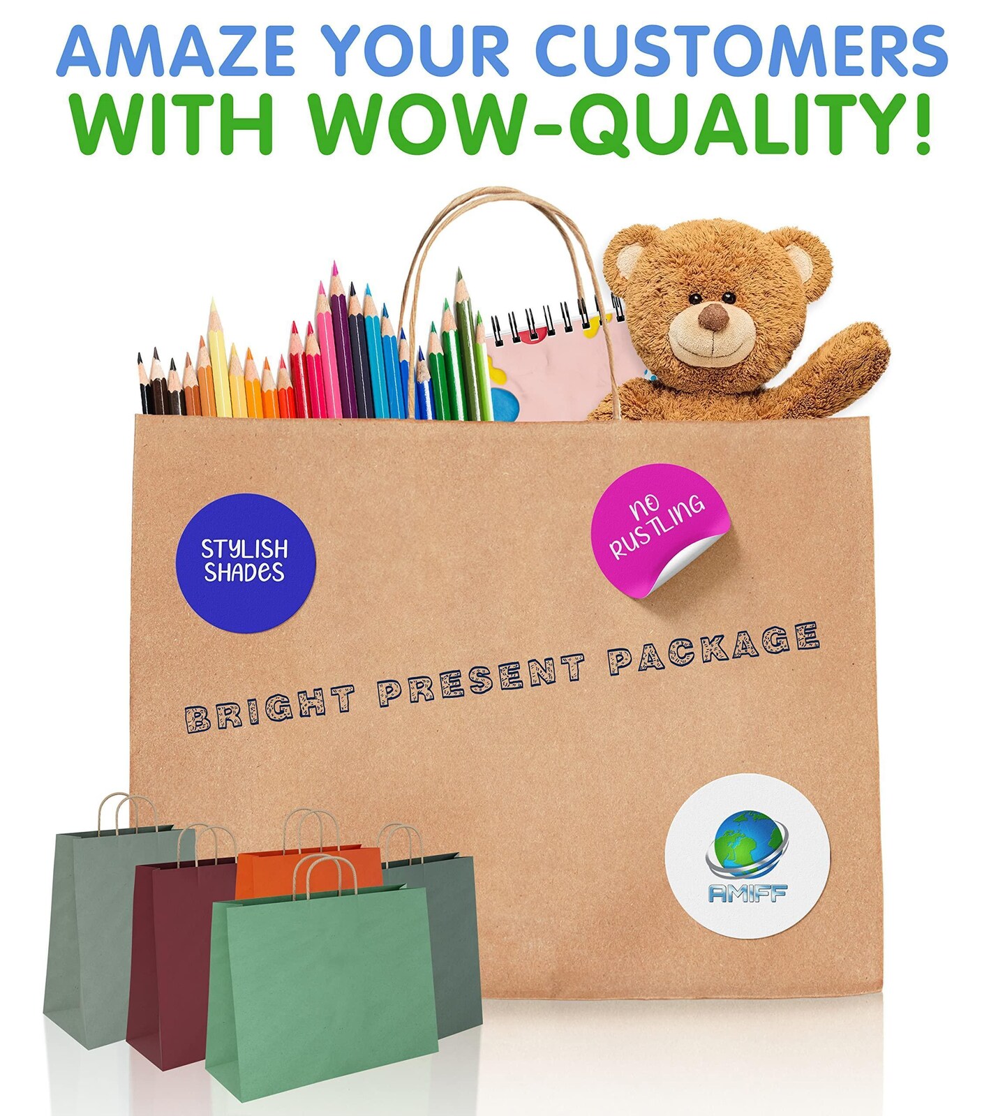 Kraft Paper Bags with Handles 8 x 4.75 x 10.5 Inch Pack of 25 Dark Teal Bags with Handles Recyclable Sturdy 150 GSM Kraft Bags Stylish and Classy Dark Teal Paper Bags with Handles Bulk