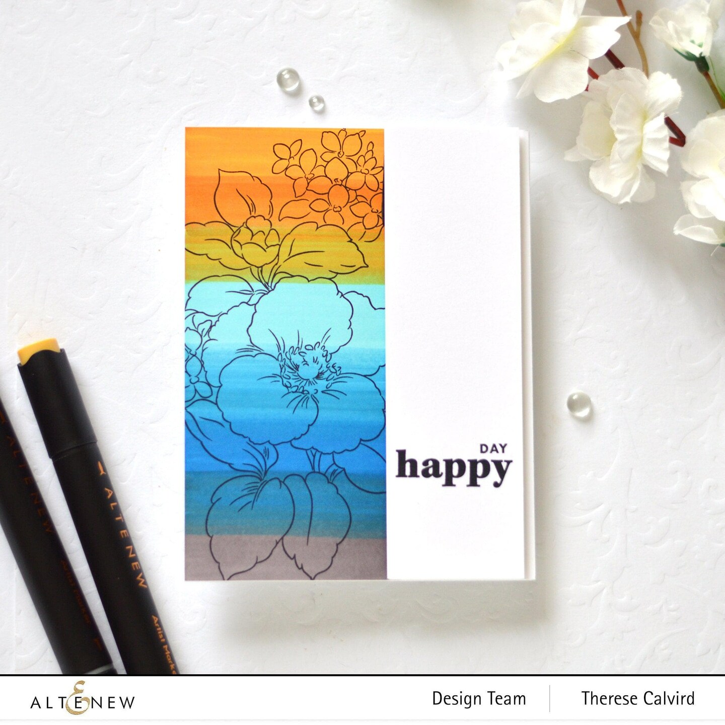 Beach Garden Artist Alcohol Markers Set K