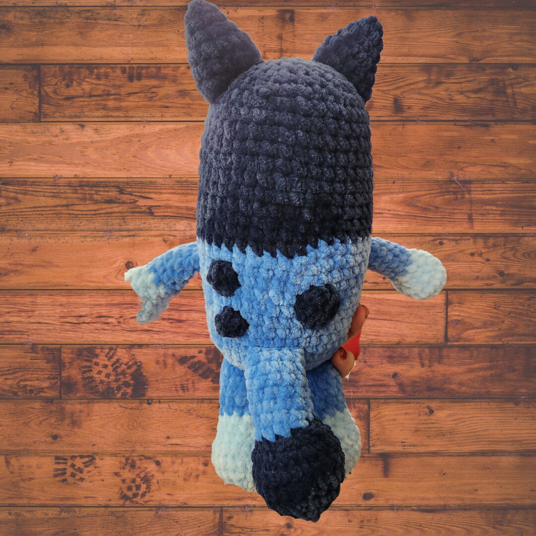Blue Dog Inspired Stuffy - Crochet