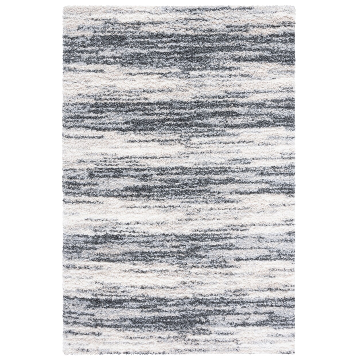 Safavieh Berber Shag Ber412H Charcoal / Grey Rug Transitional Modern Carpet