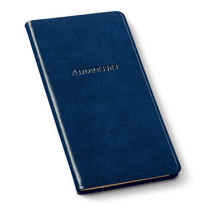 Gallery Leather Pocket Address Book - 6&#x22; x 3.25&#x22;