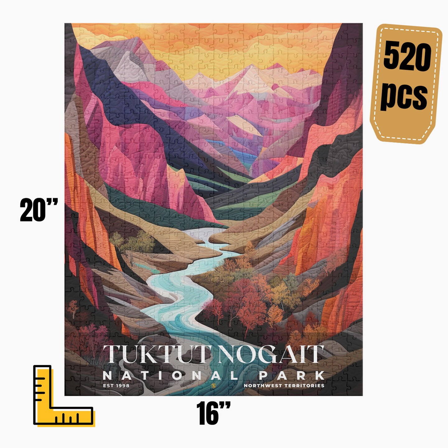 Tuktut Nogait National Park Jigsaw Puzzle, Family Game