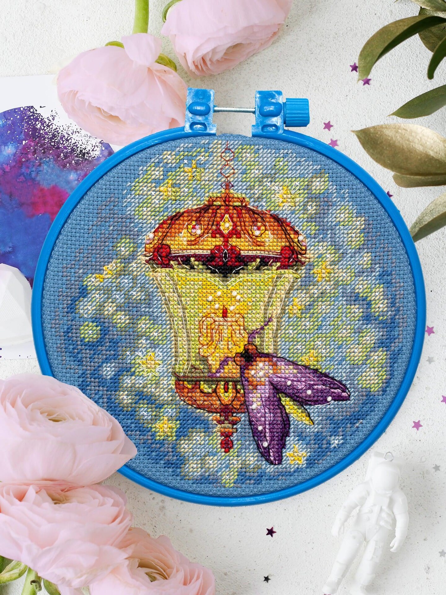 Cross-stitch kit Night beauty