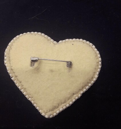 BP-185C Beadwork kit for creating brooch Crystal Art Set of pictures "Gingerbread"