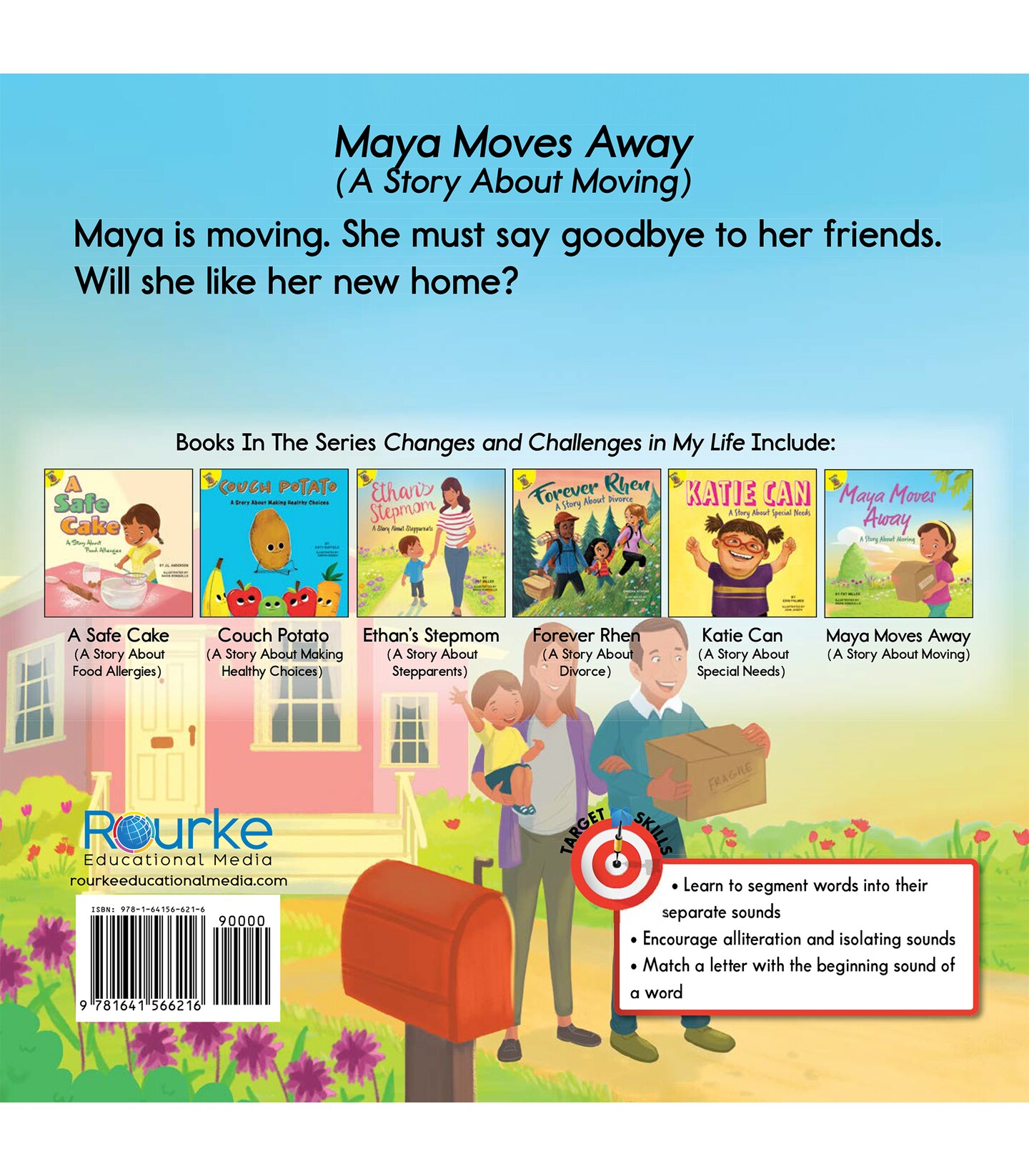 Rourke Educational Media Maya Moves Away: A Story About Moving&#x2014;Children&#x27;s Book About Moving and Making New Friends, Kindergarten-2nd Grade (24 pgs) Reader