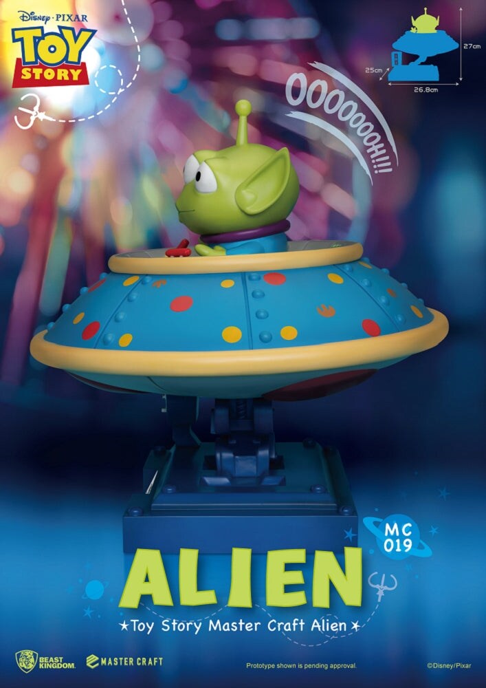 Toy Story Three-Eyed Alien Master Craft Table Top Statue