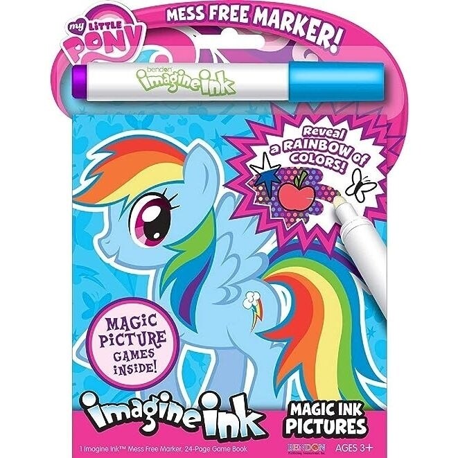 My Little Pony Imagine Ink Activity Coloring Book Value Size Magic Reveal