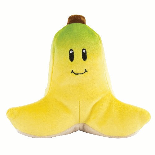 TOMY Banana Plush Toy - Super Mario Brothers - Junior Mocchi Mocchi - 7 Inch