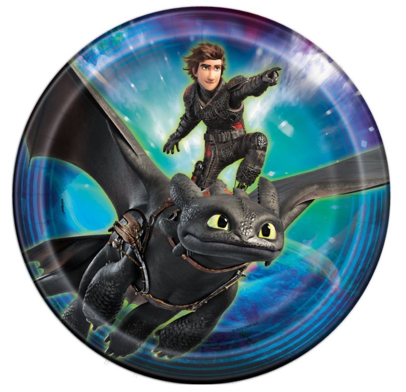 How To Train Your Dragon 9&#x22; Plates