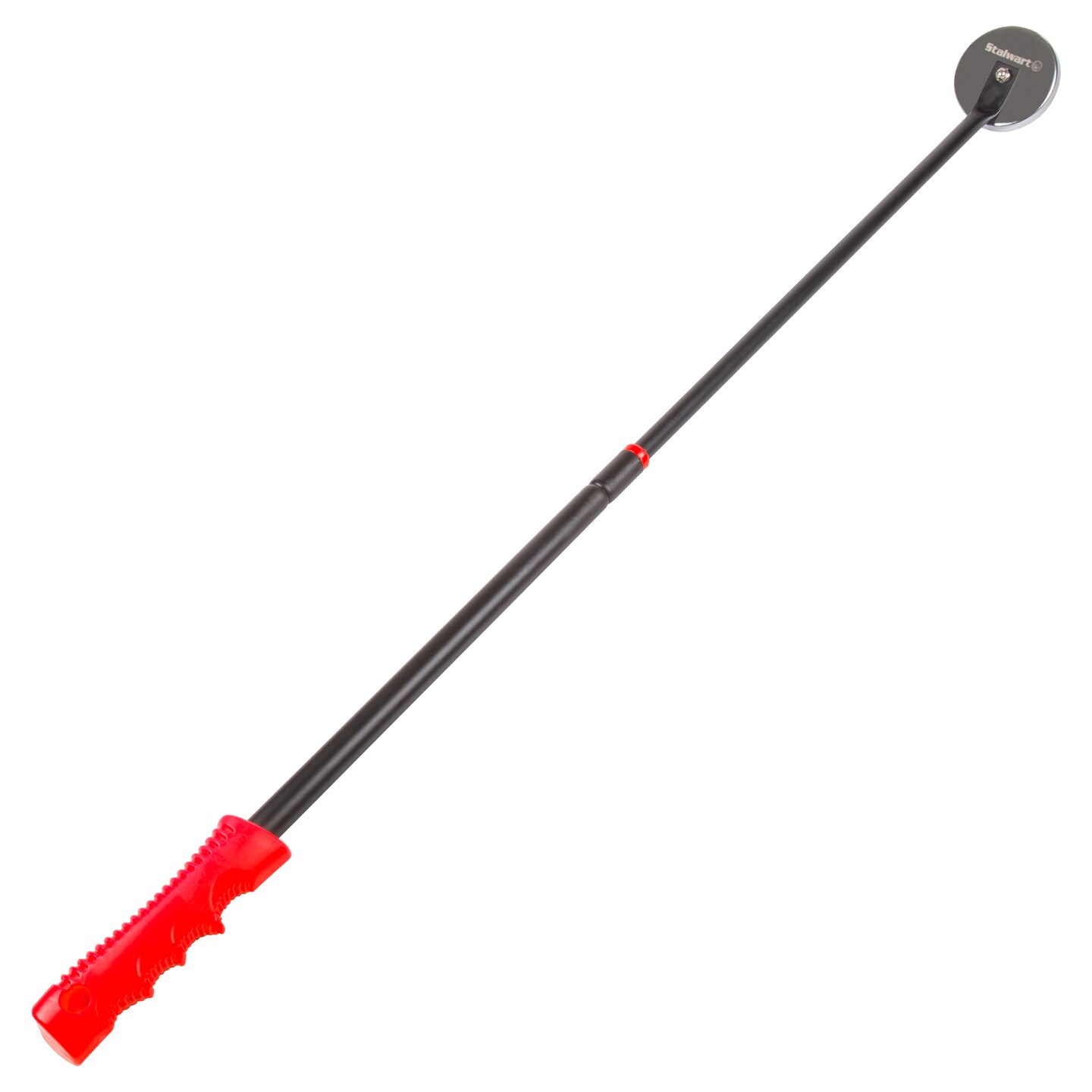 Stalwart Telescoping Magnetic Pickup Tool Red Steel 40In 50Lb Capacity